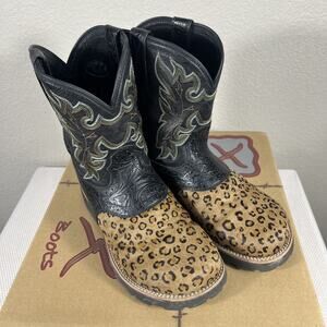 Twisted‎ X All Around Boots 9” Womens Size 7.5 M WAB0001 Leopard Print